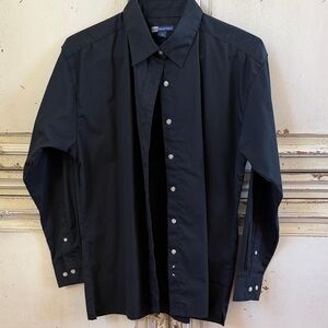 Black  Dress Shirt - Classic Button-Down
